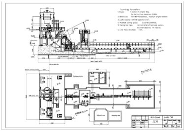 1 стренга и 10T в час квартируют отливную машину, открытую отливку